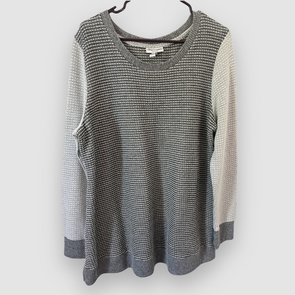 Liz Lange Maternity Gray Pullover Sweater Size XXL - Picture 1 of 6
